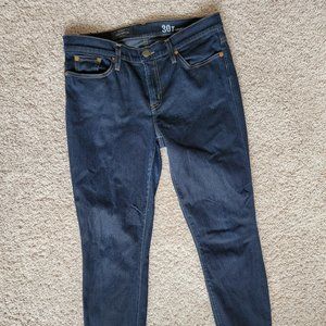 JCrew 9" mid-rise toothpick jean in Classic Rinse wash
